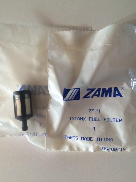 ZF-4 ZAMA IN-TANK FUEL FILTER